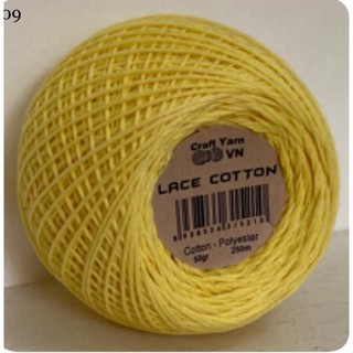Sợi Lace cotton( mã từ 01-56 )-50g
