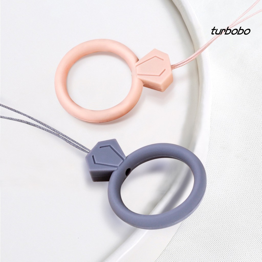 Set 2 dây đeo tay điện thoại silicone hình hoạt hình đáng yêu tiện dụng SJPJ