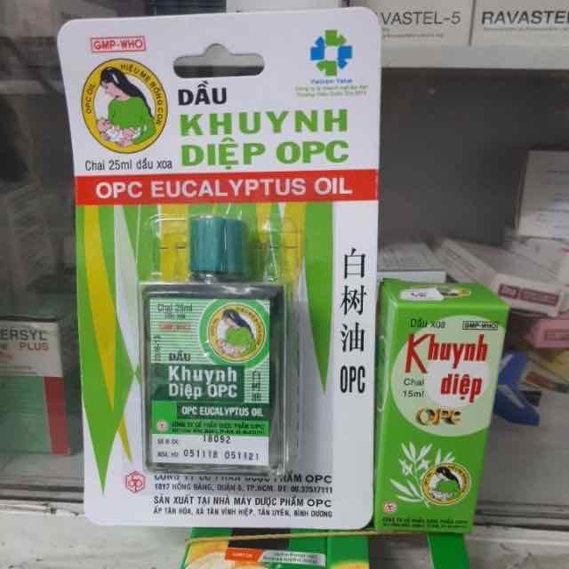 [Chai 25ML] DẦU KHUYNH DIỆP OPC