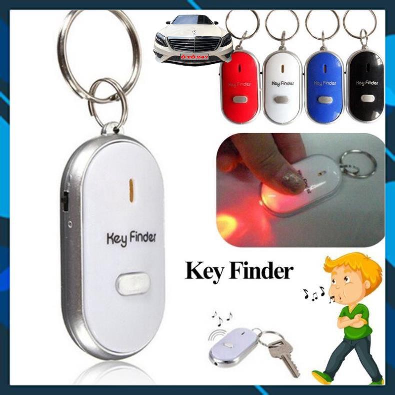 ⚡️KEY FINDER⚡️ Móc Chìa Khóa Huýt Sáo Gắn Thiết Bị Định Vị GPS Có Đèn Nhấp Nháy Chất Lượng Cao