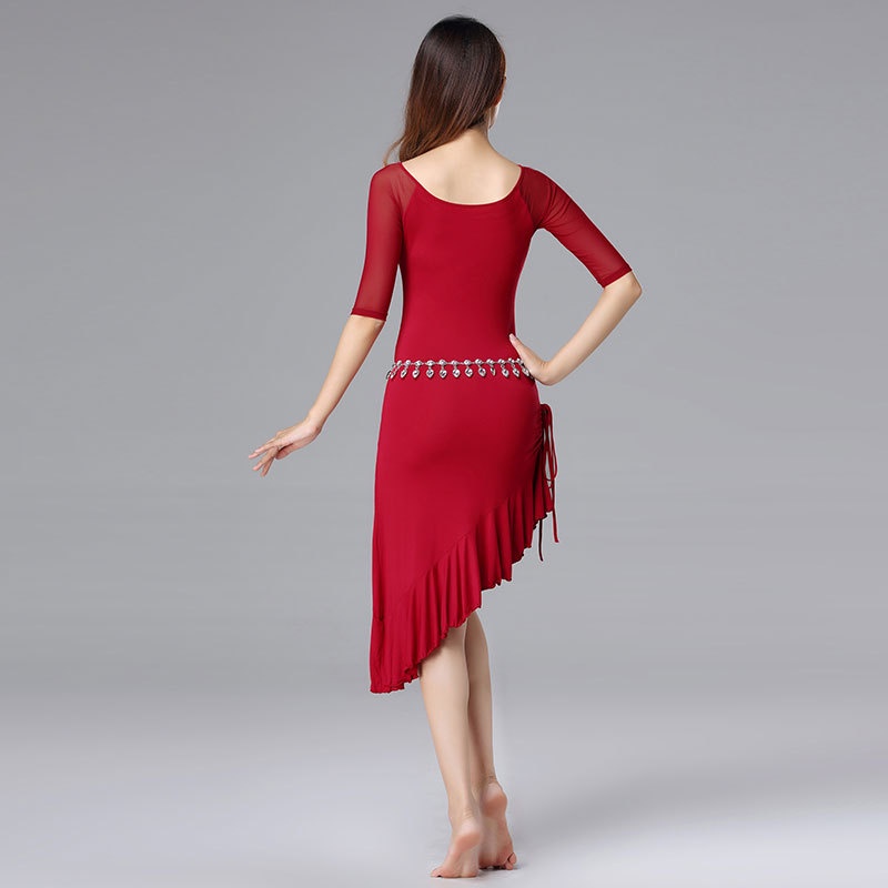 Đầm Khiêu Vũ Latin Tay Lửng Quyến Rũ Thời Trang Mùa Thu Mới Cho Nữ 1