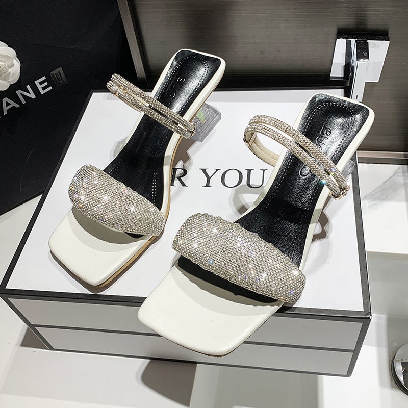 Xăng Đan Cao Gót 2022 Thời Trang Mùa Hè Mới Dễ Phối Đồ Cho Nữ