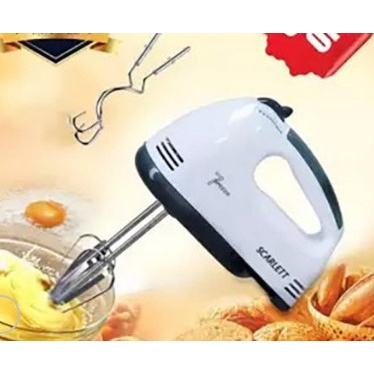 Máy Đánh Trứng Cầm Tay 7 Cấp Độ, Máy Trộn Bột Cầm Tay Đa năng