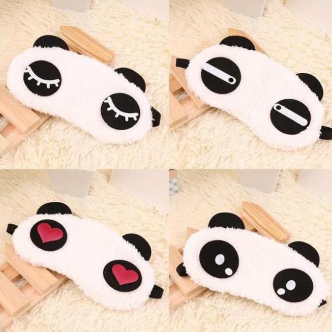 Bịt mắt ngủ 💖 FREESHIP 💖Bịt mắt dễ thương hình gấu trúc Panda 💖 Che chắn ánh sáng 💖 Siêu êm 💖 Mang lại giấc ngủ ngon