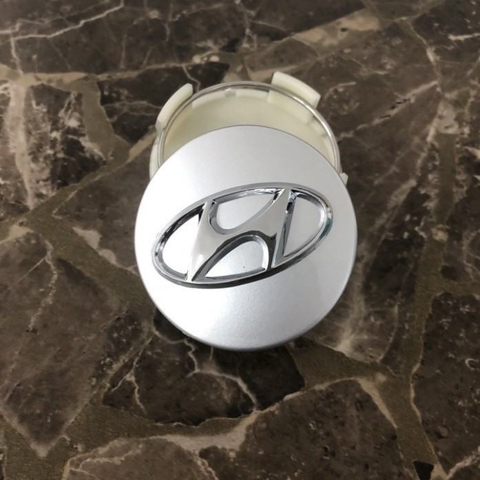 Sản Phẩm Logo chụp mâm, ốp lazang bánh xe ô tô Hyundai HY-60 - Kích thước 60mm - 3 màu
