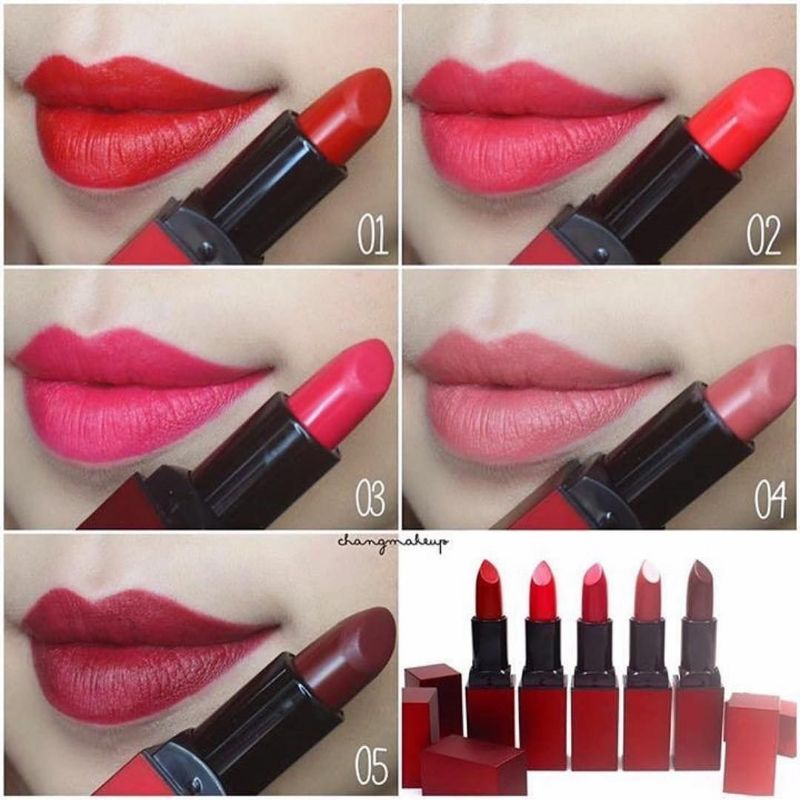 Son thỏi Bbia ver1 màu 05 đỏ đậm