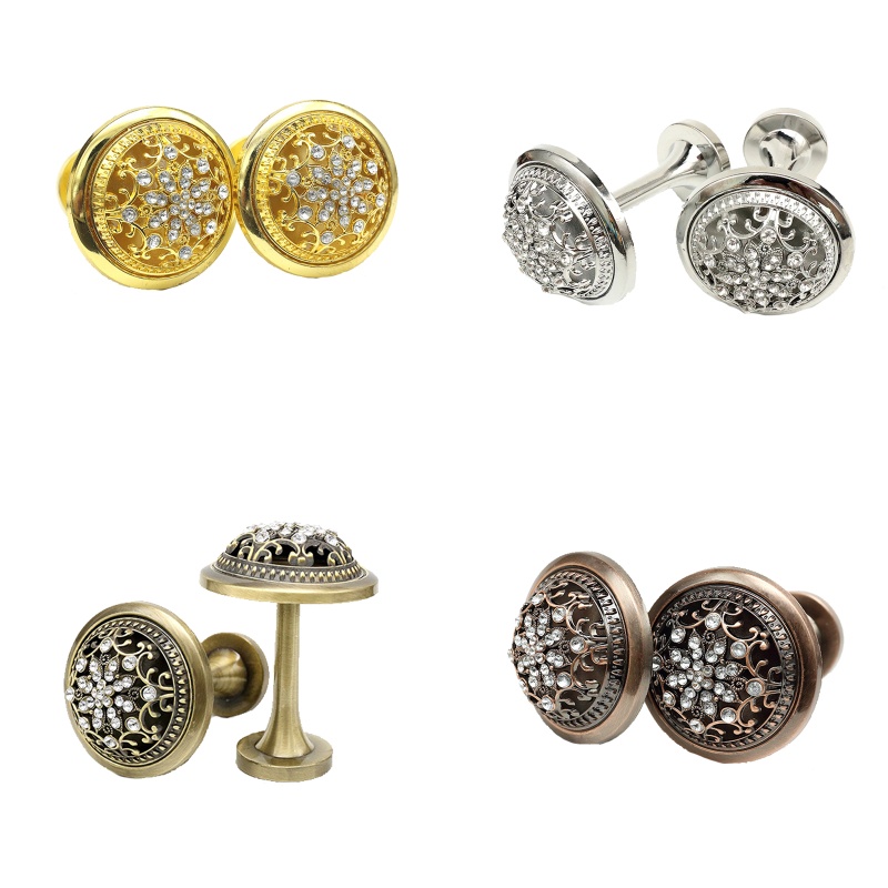 Set 2 Móc Treo Rèm Cửa Cổ Điển Kèm Ốc Vít Giá Đỡ