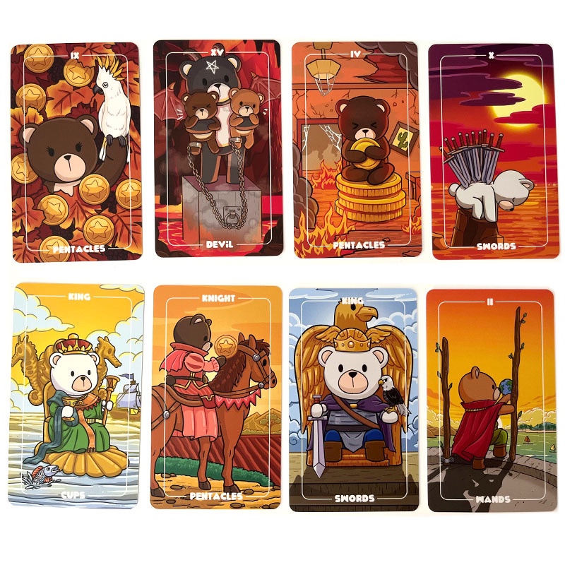 Bộ Bài Teddy Tarot Nifoki E4