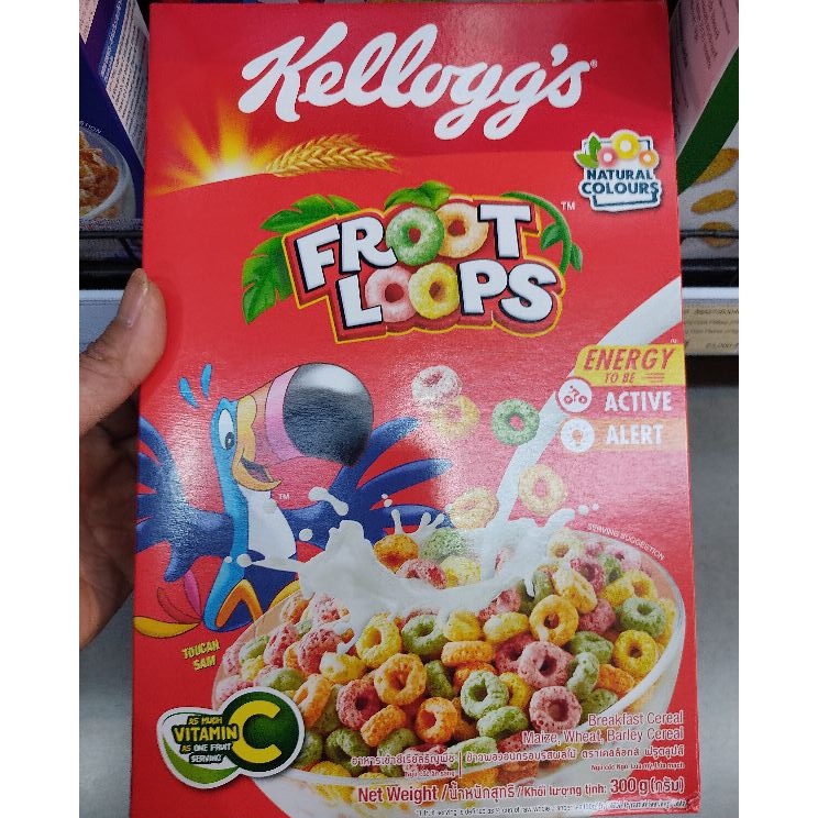 NGŨ CỐC DINH DƯỠNG/ BÁNH ĂN SÁNG KELLOGG'S FROOT LOOPS 300G