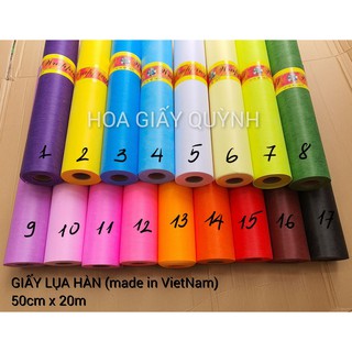 GIẤY LỤA HÀN QUỐC (made in Việt nam)