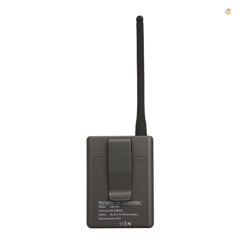 Bộ Phát Radio FM Mini Kỹ Thuật Số Hhdr-831 500M Cổng AUX Có Micro Và Âm Thanh
