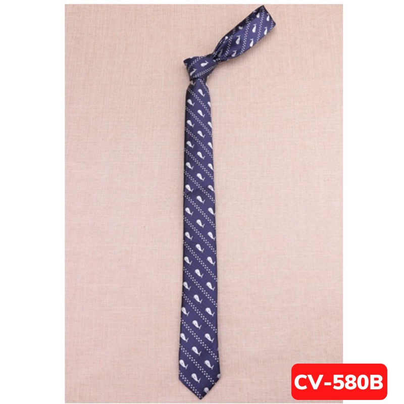 Cà vạt Nam bản nhỏ 5cm thời trang phong cách Hàn Quốc, Calavat sinh viên, Cavat chú rể, Cravat dự tiệc CV-580