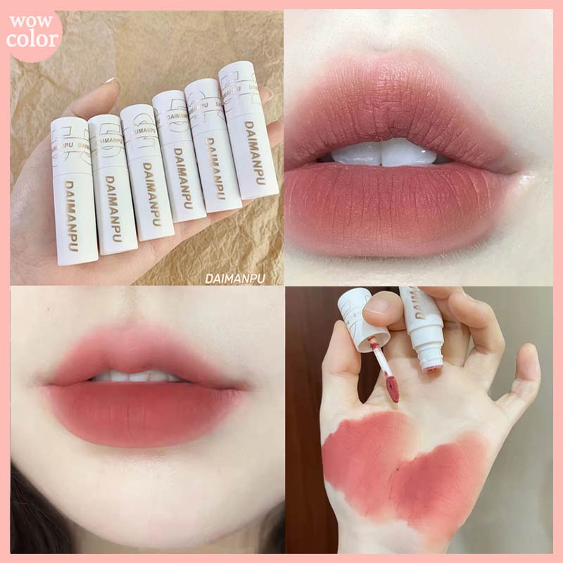 Son Môi DAIMANPU Chất Nhung Mịn Lâu Trôi Dưỡng Ẩm Bảo Vệ Môi Thời Trang Cho Học Sinh