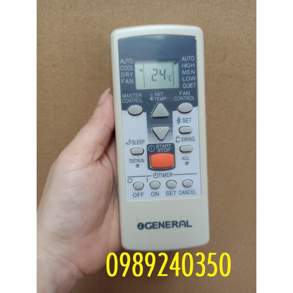 Điều khiển điều hòa General, Remote máy lạnh chính hãng