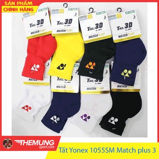 Tất Yonex 1055SM Match plus 3 (màu ngẫu nhiên)