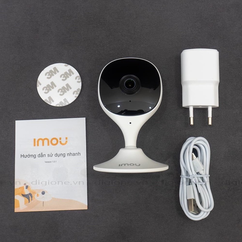 Camera IP Wifi 2MP IMOU - C22EP Cue 2 1080P Full HD Còi Hú Báo Động