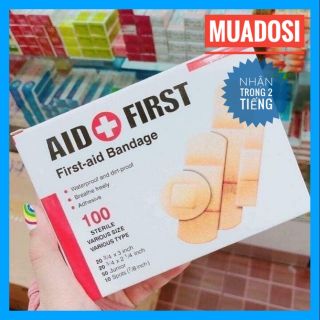 Hộp 100 Băng Keo Cá Nhân Băng Dán Vết Thương Băng Dán Cá Nhân