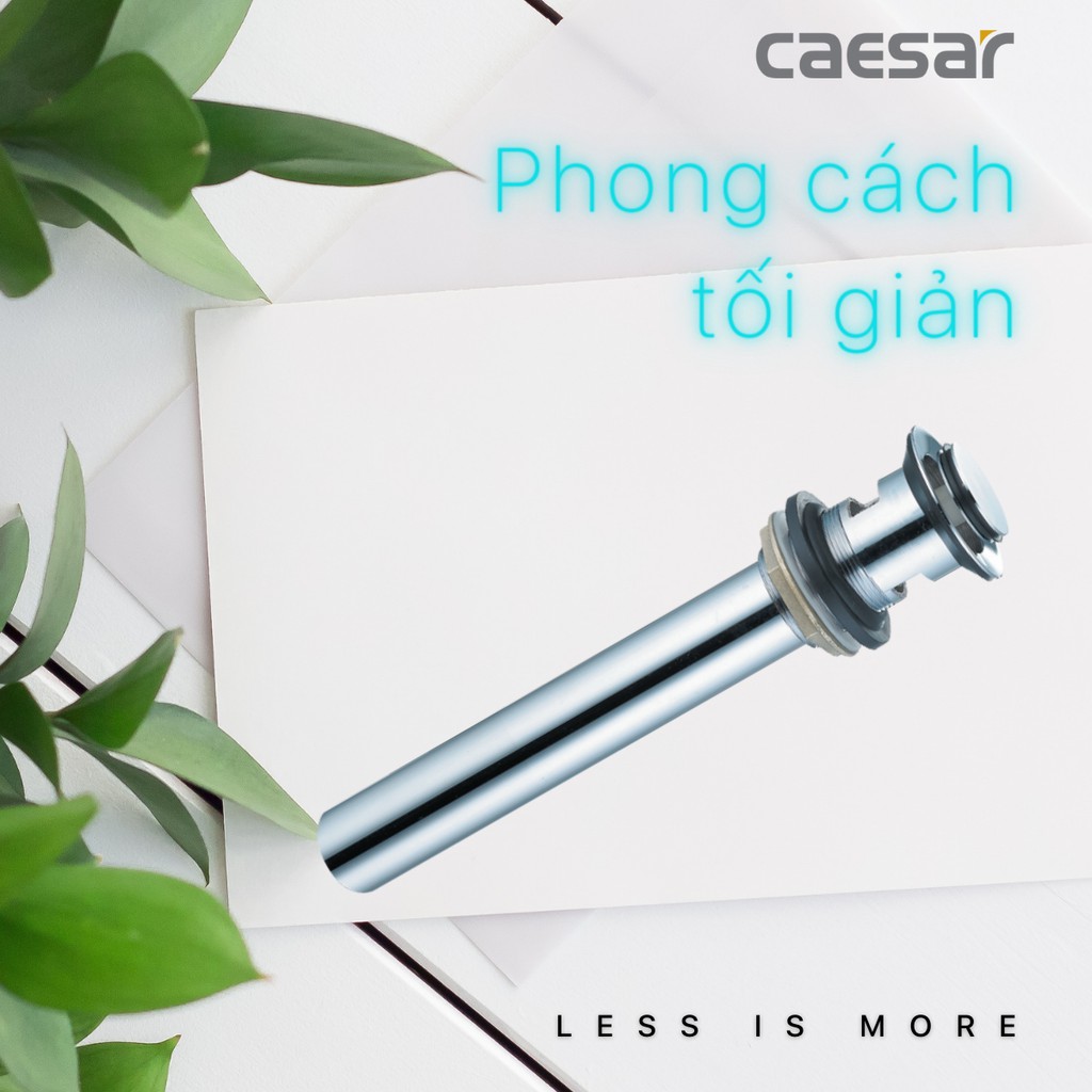 Bộ xi phông chậu rửa mặt BF602 (xả nhấn) Caesar