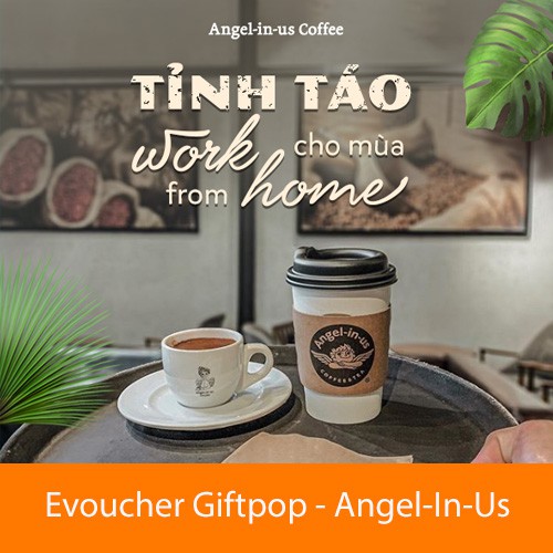 Hà Nội, Hồ Chí Minh [Evoucher] Phiếu mua hàng Angel-In-Us - Navel Orange Fruit Tea (Trà trái cây tươi vị Cam Navel)