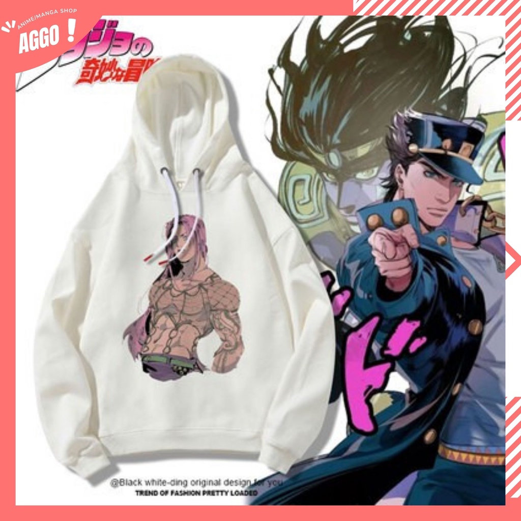 Áo Hoodie Nỉ Ấm Anime JOJO Bizarre Adventure