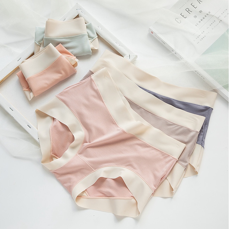 [Thanh Lý] quần lót nữ cotton cạp to Lưng cao viền trắng KIMCHIBIKINI chip mềm mại thoáng mát dễ thương QL033