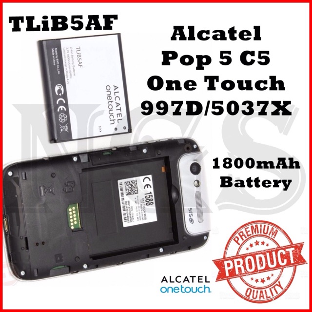Pin Smartphone Alcatel Onetouch 997D, Pop C5