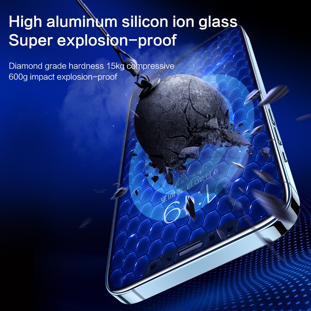 SmartDevil Kính cường lực siêu mịn bảo vệ màn hình thích hợp cho iPhone 12 pro Max 12 pro 12 Mini/ 11/ 11 pro/ 13