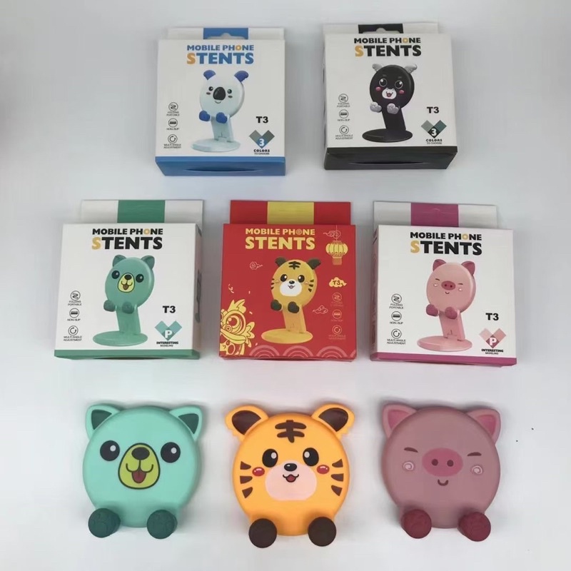 Kệ Thú T3 Giá đỡ điện thoại hình thú Siêu Dễ Thương