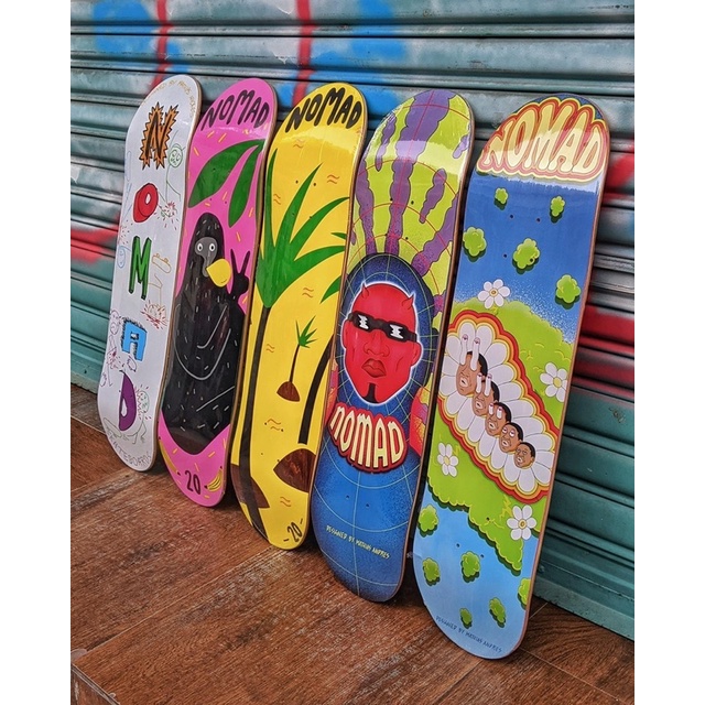 Ván Trượt Skateboard Thể Thao Chuyên Nghiệp Châu Âu - NOMAD CUSTOM COMPLETE 8.0