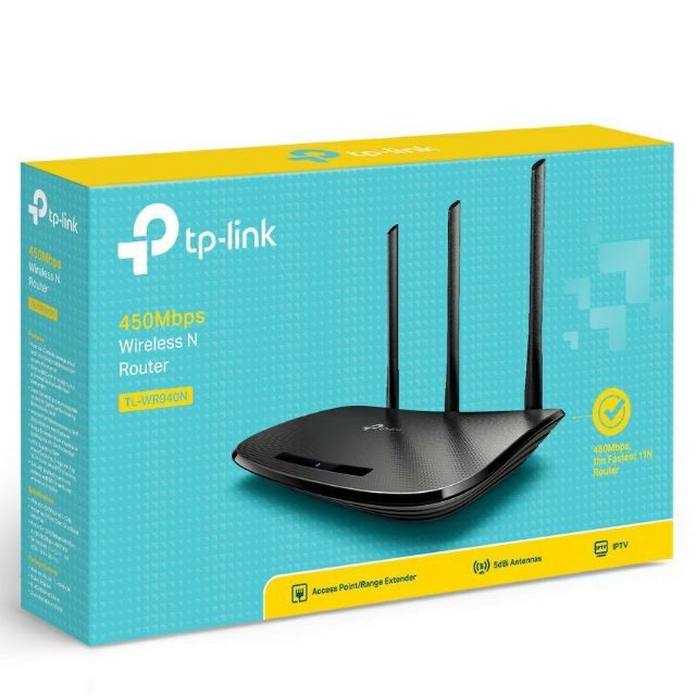 Bộ phát Wifi TP-Link TL-WR940N tốc độ 450Mbps