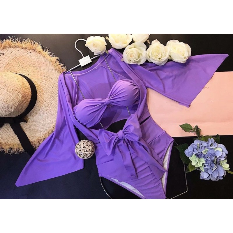 [ Hình Thật ] Set 3 món đồ bơi đi biển Hồ Hà cao cấp