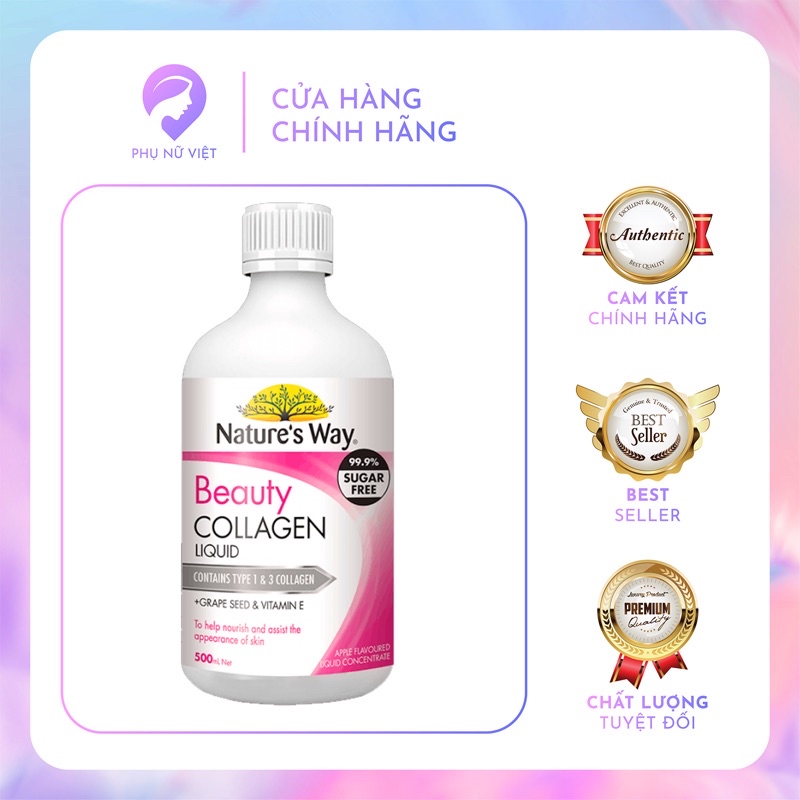 Collagen dạng nước -Nature's Way Beauty Collagen Liquid 500ml