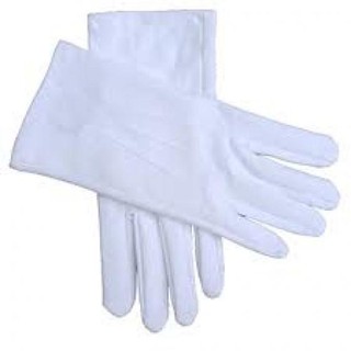 Combo 100 Đôi Găng Tay Vải Cotton trắng