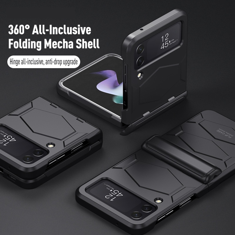 Ốp Điện Thoại Da Gập Dành Cho Samsung Galaxy Z Flip 4 3 Flip4 Flip3 Samsung ZFlip4 ZFlip3 ZFlip 4 3