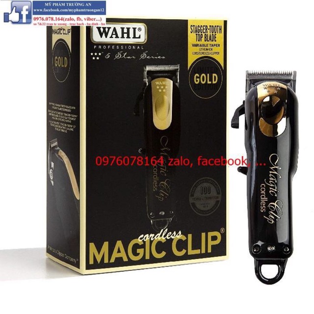 Tông đơ cắt tóc cao cấp WAHL Magic Clip GIAO MÀU NGẪU NHIÊN