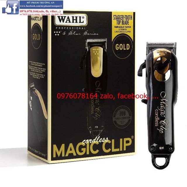 Tông đơ cắt tóc cao cấp WAHL Magic Clip GIAO MÀU NGẪU NHIÊN