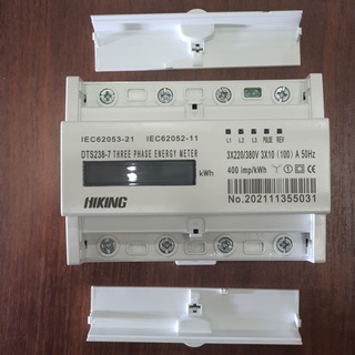 Đồng hồ đo công suất công tơ điện tử 3 pha HIKING DTS238-7 380V 10(100)A