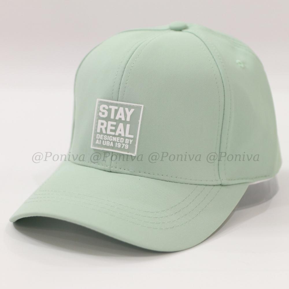 Mũ lưỡi trai ❤️Nón kết phối tem cao su non in stay real chất kaki cao cấp form unisex phong cách Ulzzang PONIVA siêu hot