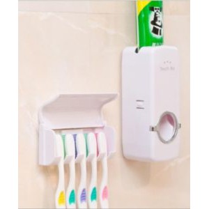 Combo 1 Hộp Đựng Kem Đánh Răng Tự Động Touch Me kèm 2 bàn chải đánh răng Soft Bullet