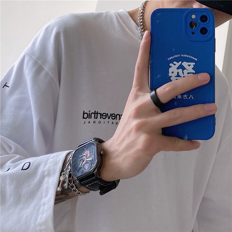 Đồng hồ nam Dyanwatch thời trang đồng hồ đeo tay dây da kiểu dáng mới hottrend