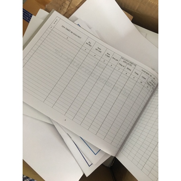 Sổ Thiết Bị GD