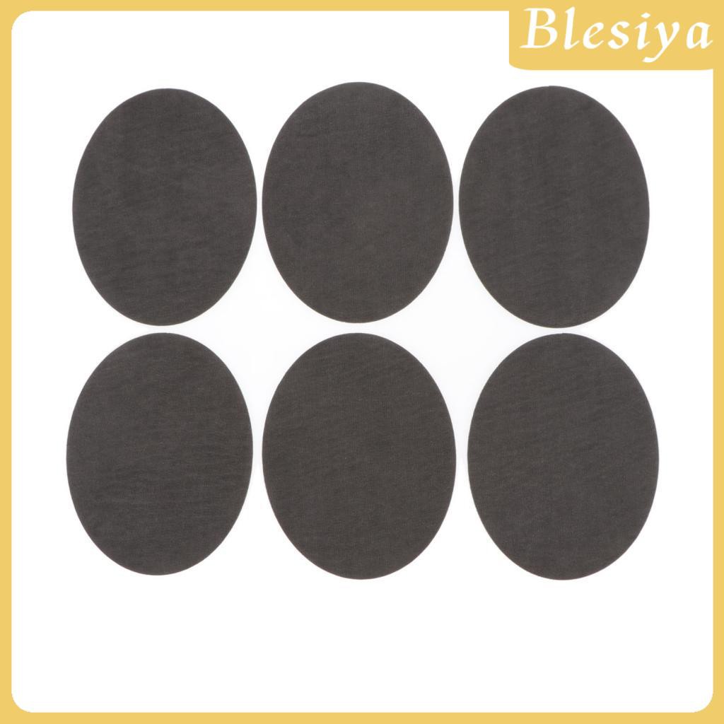 Set 6 miếng dán ủi trang trí quần áo hình oval