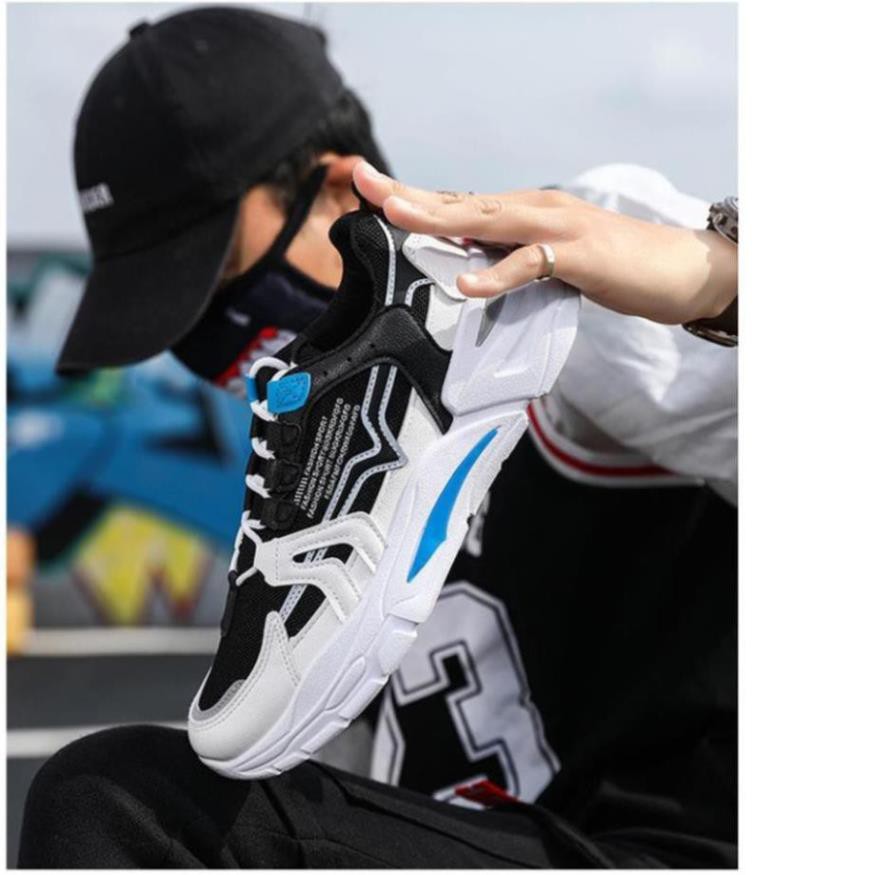 Giày nam ulzzang phản quang độn đế cao 5cm vải mềm thoáng chân cá tính size 39 đến 43 BITAMO G42 | BigBuy360 - bigbuy360.vn