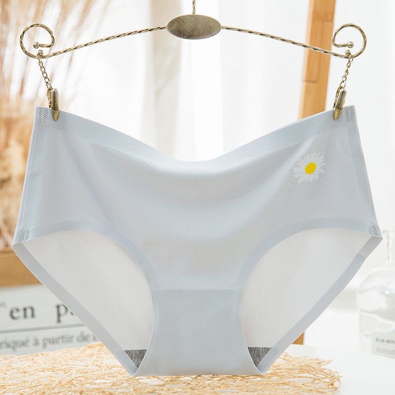 Quần lót nữ FREESHIP Quần lót nữ đúc su – Đồ nội y thun lạnh họa tiết hoa cúc gợi cảm