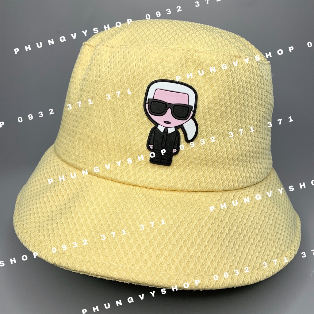 Mũ bucket tai bèo vành basic unisex nam nữ - BO XỐP BẠN KA KÍNH ĐEN - nón cụp sụp