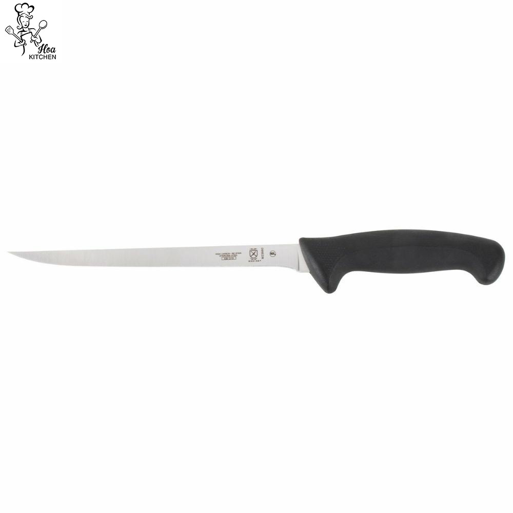 Dao Lọc Thịt Phi Lê Cá Róc Xương Lưỡi Cứng Dẻo Bản Hẹp Dài 210 Mm Thép Nhật Cao Cấp Mercer Culinary USA