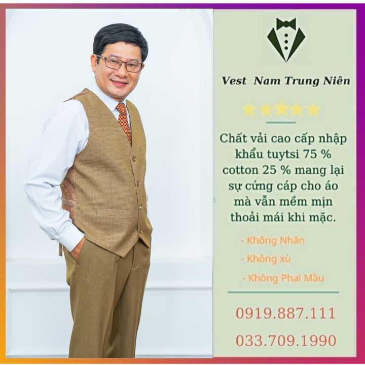 Gi Lê Nam Trung Tuổi Cao Cấp Phong Cách Sang Trọng Lịch Sự Thương Hiệu Hồng Ngọc