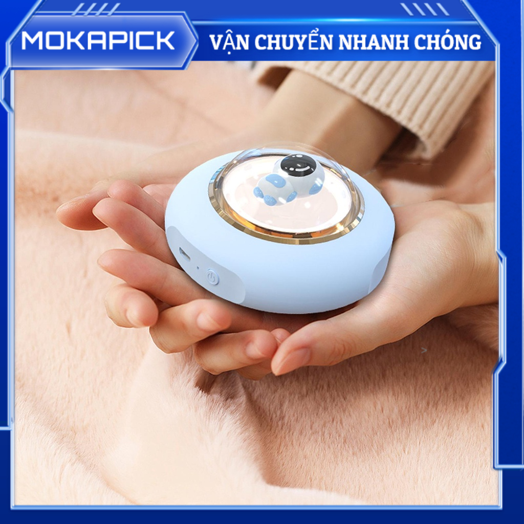 Máy sưởi tay điện USB có thể sạc lại cầm mini 2 trong 1 đèn ngủ cho du lịch gia đình Mokapick