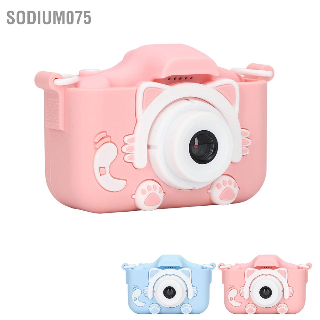 Có thể bán buôn Video Máy ảnh trẻ em bằng silicone Mini đồ chơi có dây đeo cho Sodium075 Hàng giao ngay