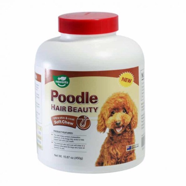 Bánh thưởng dưỡng lông chó Poodle - Poodle Hair Beauty 500 viên